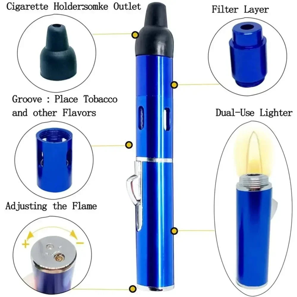 Portable Windproof Pipe Lighter